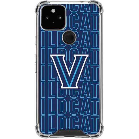 Villanova University Logo Large Google Pixel 5 Clear Case